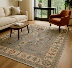 New Meshi Hand Knotted Wool Rug